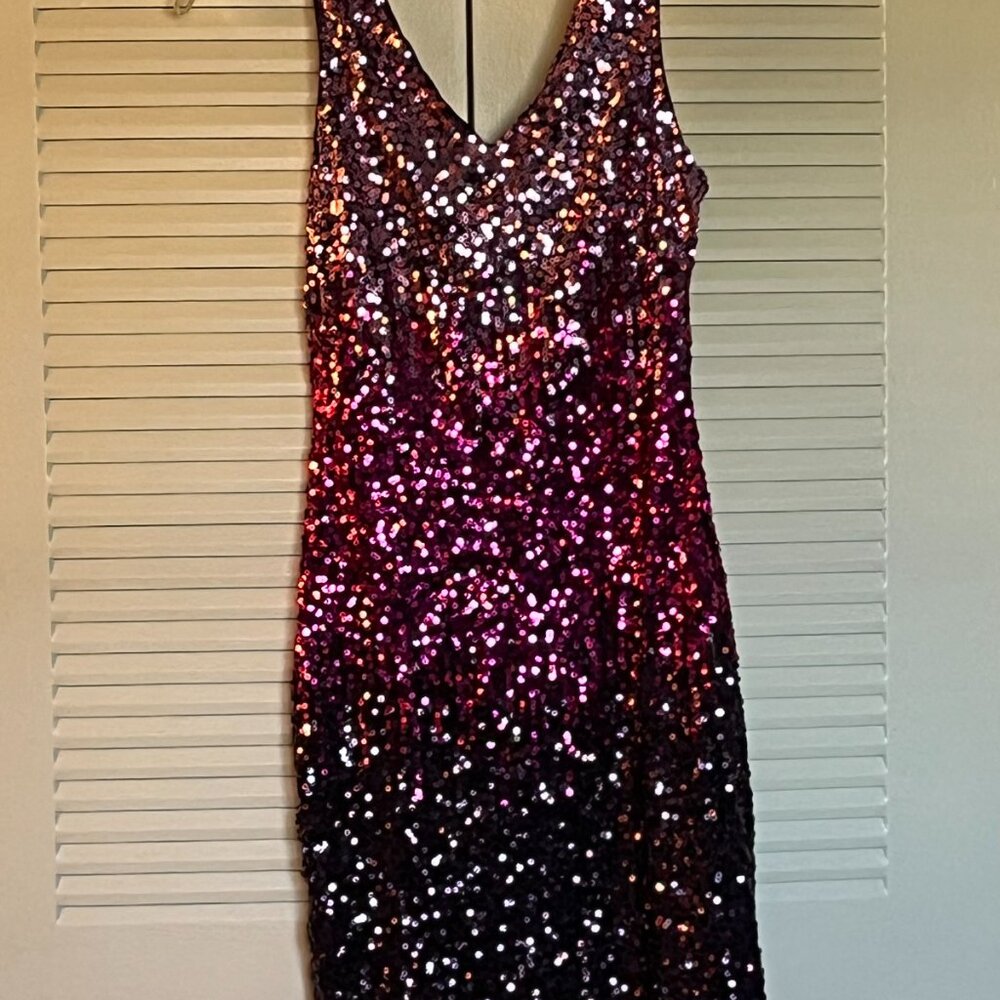 PrettyGuide Women’s V-Neck Sequin Dress Size S - Picture 7 of 7